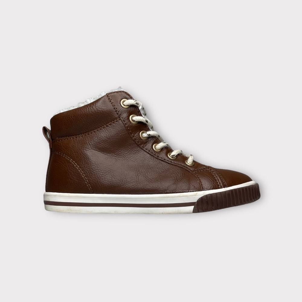 Gymboree Brown Faux Fur Lined Shoes